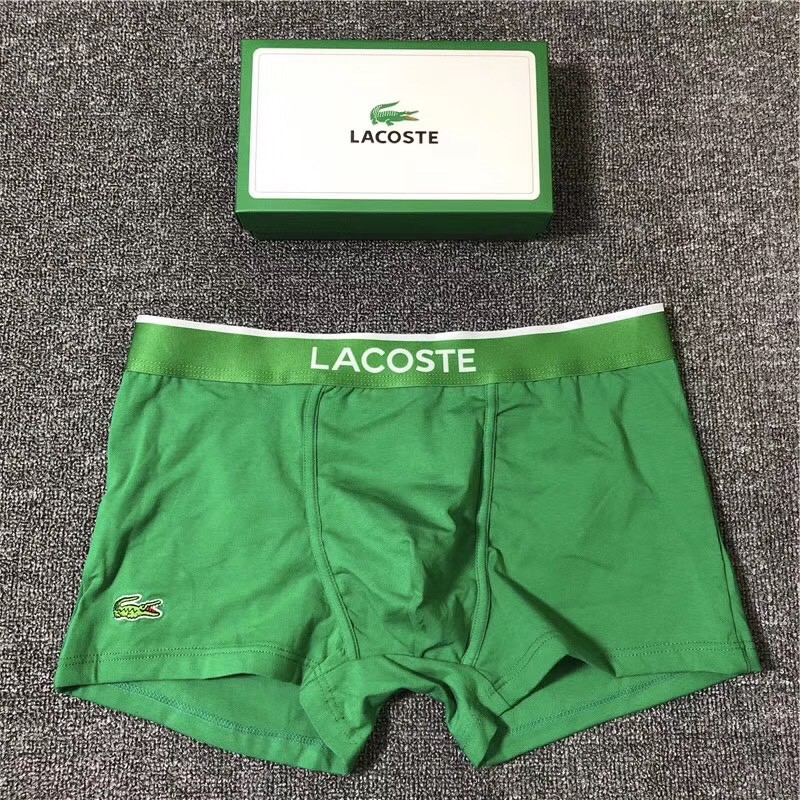 Quần lót boxer nam chất liệu cotton co giãn - 4 màu - mã CA. thêu