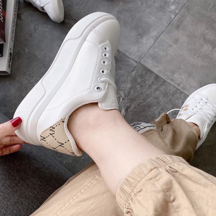 Giày Sneaker MLB Chunky Classic NY, Hot trend, Hack chiều cao