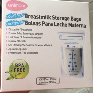 Hộp 60 túi trữ sữa Unimom