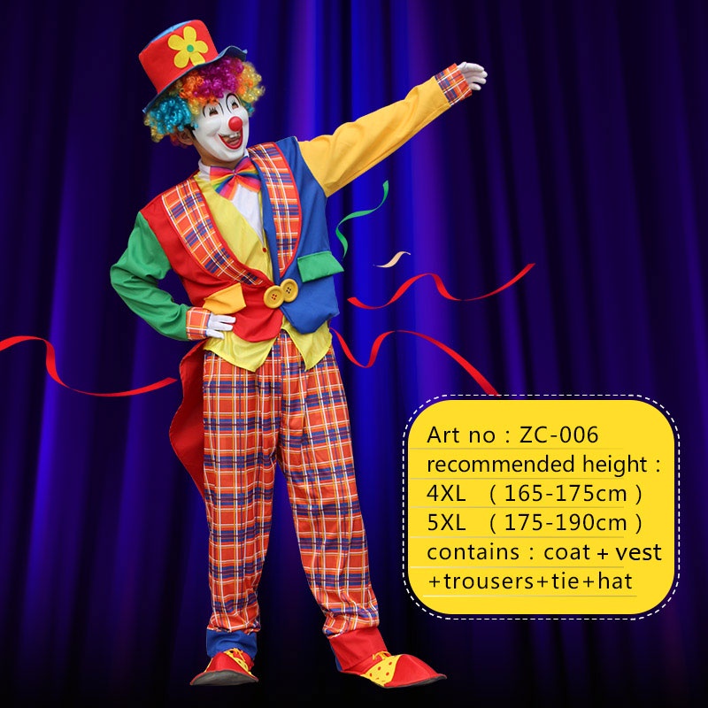Bộ Đồ Hóa Trang Chú Hề Kẻ Sọc Ca Rô Hóa Trang Halloween Cha Và Con Trai