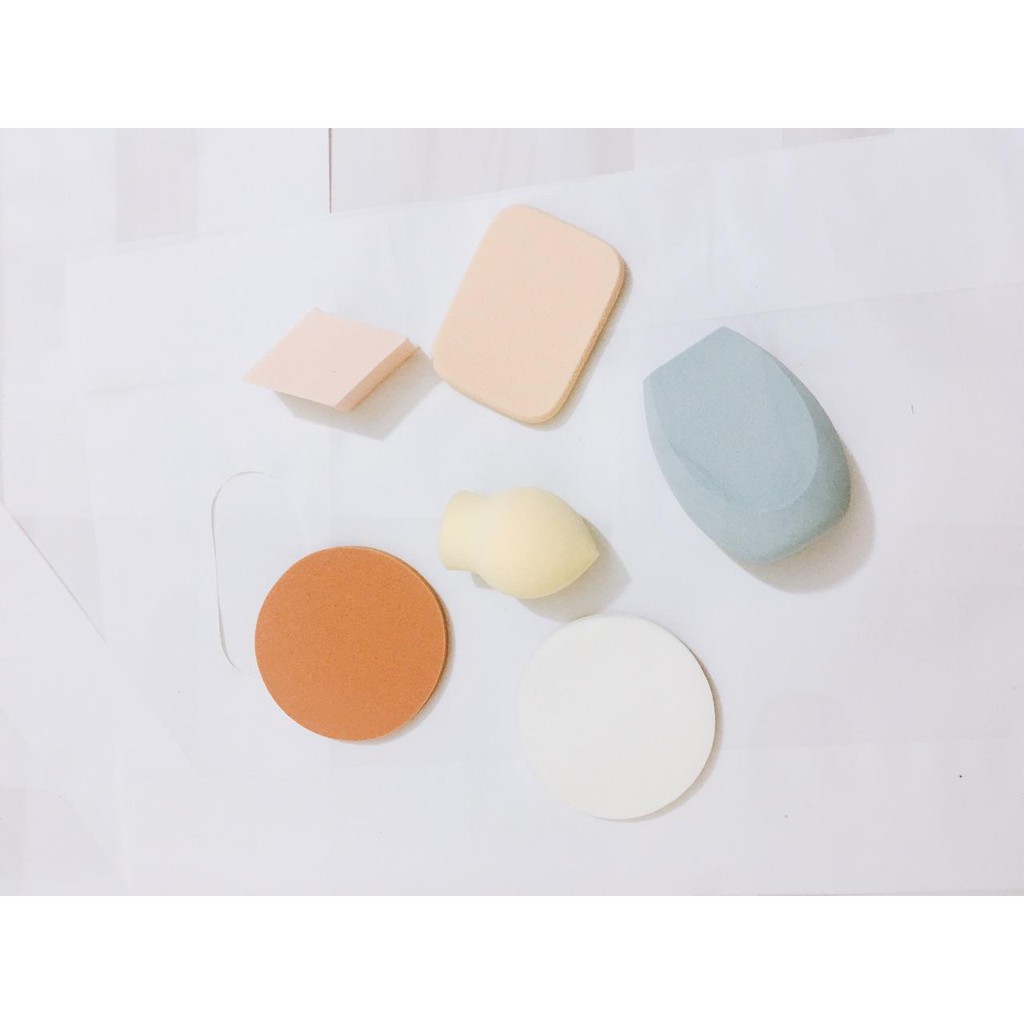 Bộ 6 Bông Mút Trang Điểm Keli Sponge Makeup