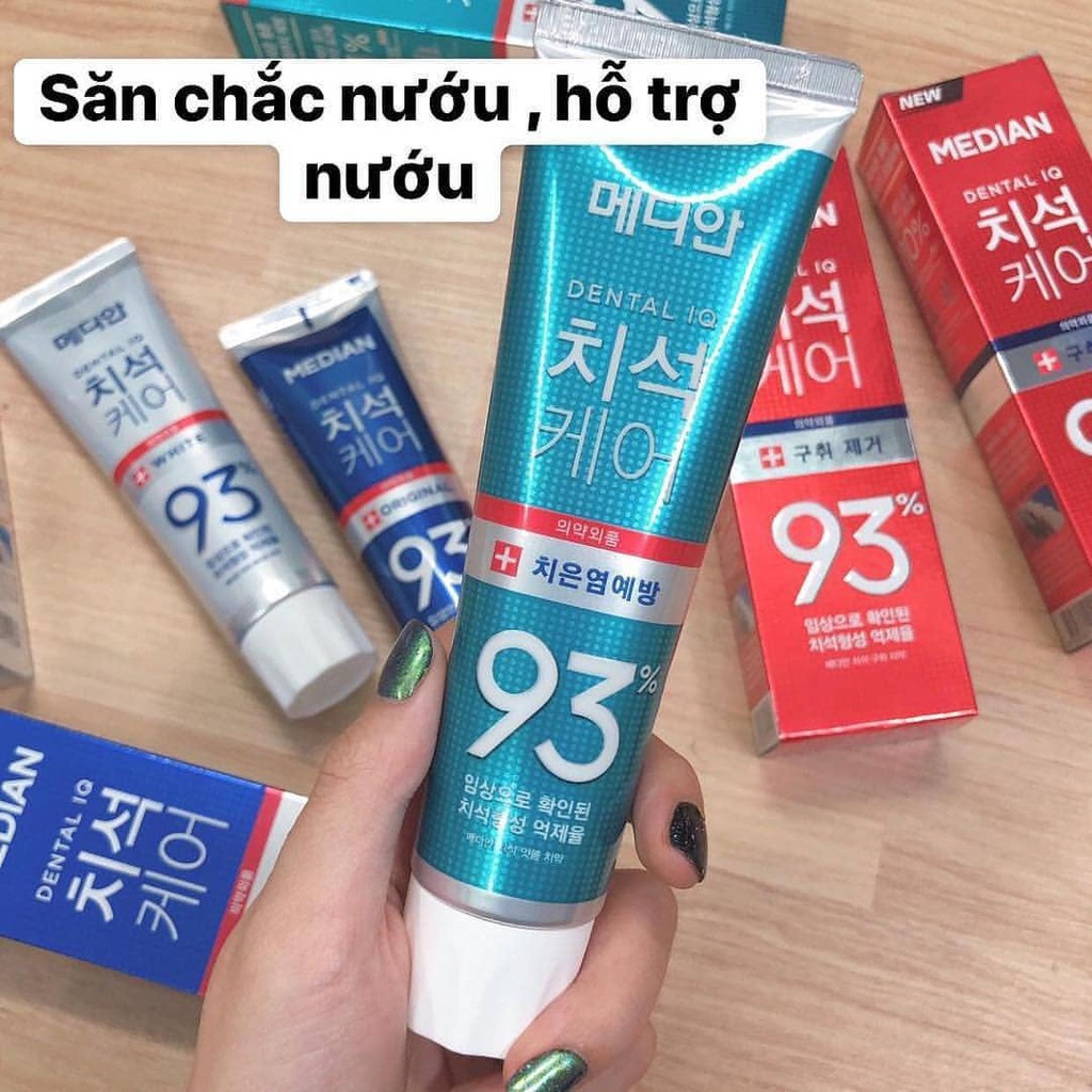 Kem đánh răng MEDIAN 93% Tooth-Paste Hàn Quốc, Kem đánh răng Hàn Quốc Median cho răng nhạy cảm