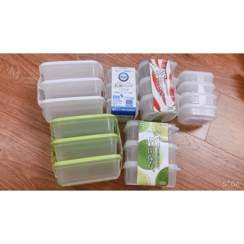 Hộp Trữ Đông Đồ Ăn Dặm (set 4 hộp) nhựa PP nguyên sinh cao cấp Cho Bé - Bảo Quản Thực Phẩm Vẹn Nguyên Dinh Dưỡng, Mùi Vị