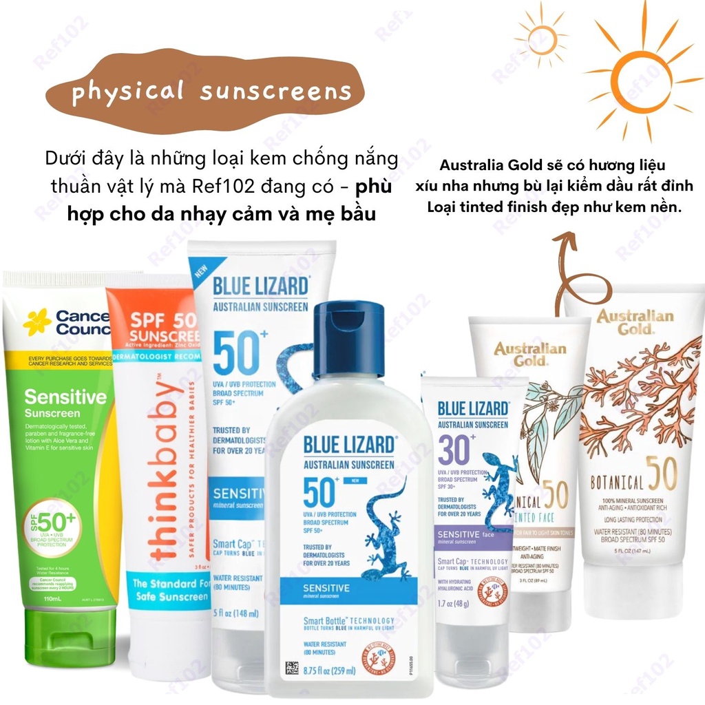 Kem chống nắng Blue Lizard SPF30 Face - Sensitive - Baby