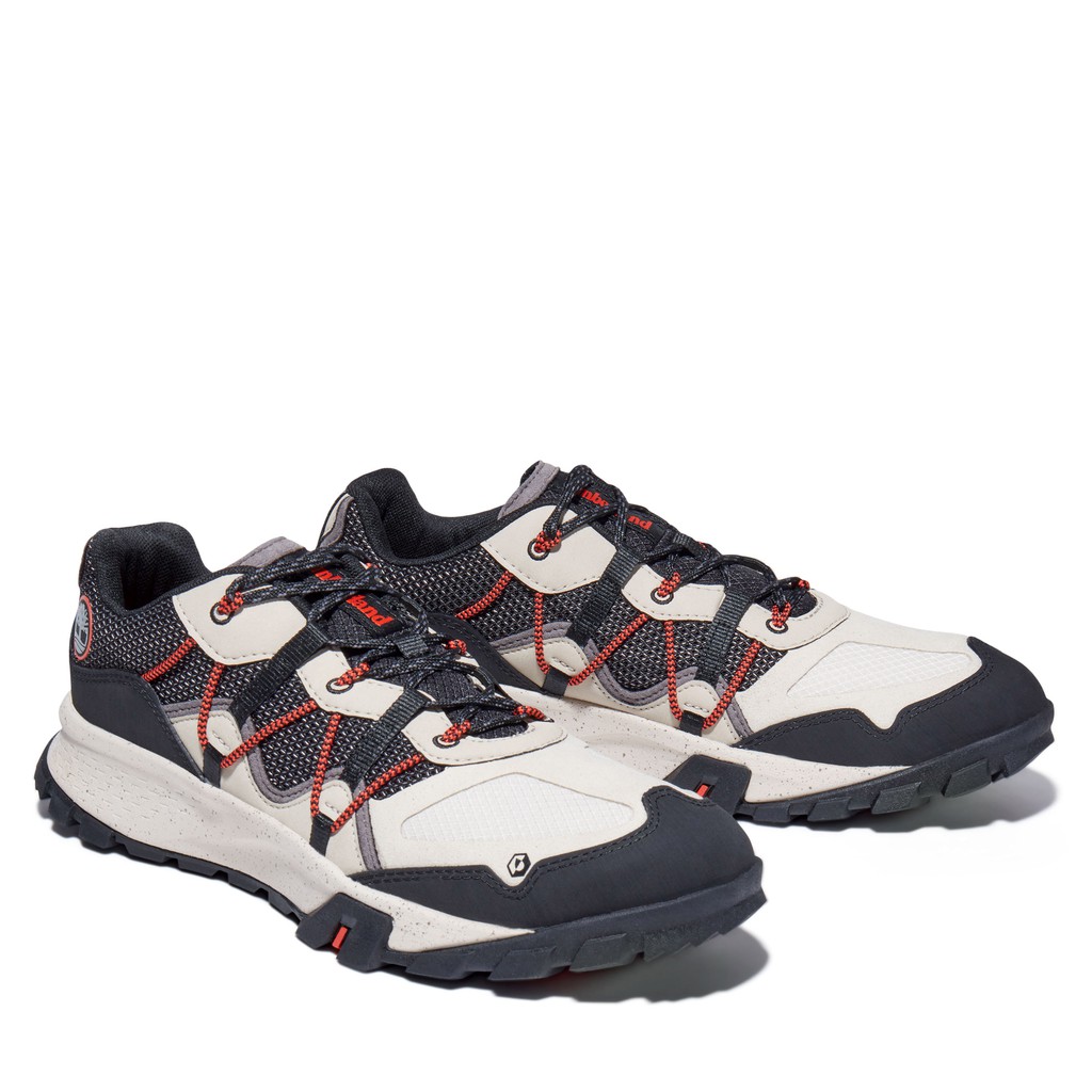Giày Thể Thao Nam Garrison Trail Leather/Fabric Low AC Hiking Sneakers Màu Trắng Timberland TB0A2A825N