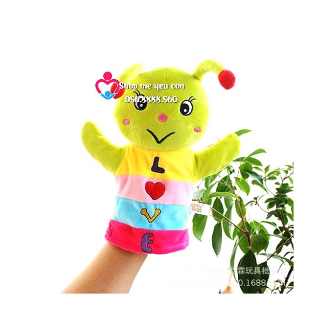 Con Rối Bàn Tay Hình Động Vật Hoạt Hình Dễ Thương Cho Bé - LOẠI CAO CẤP - không mở miệng được