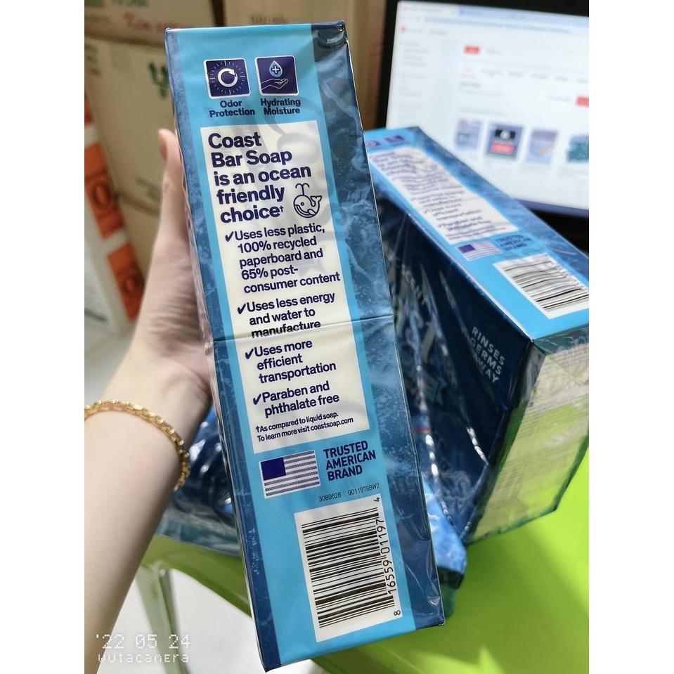 xà bông Coast Mỹ (set 8 cục)