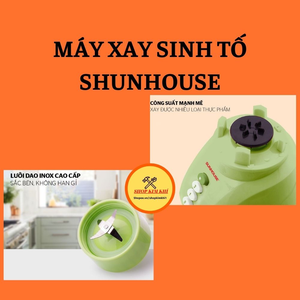 Máy xay sinh tố hoa quả shunhouse