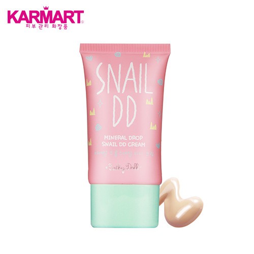 Kem Nền Kiềm Dầu Chống Nắng SPF 30+++ I DD Mịn Lì Che Khuyết Điểm CATHYDOLL SNAIL 50ML - ( Vivan _ Cosmetics )
