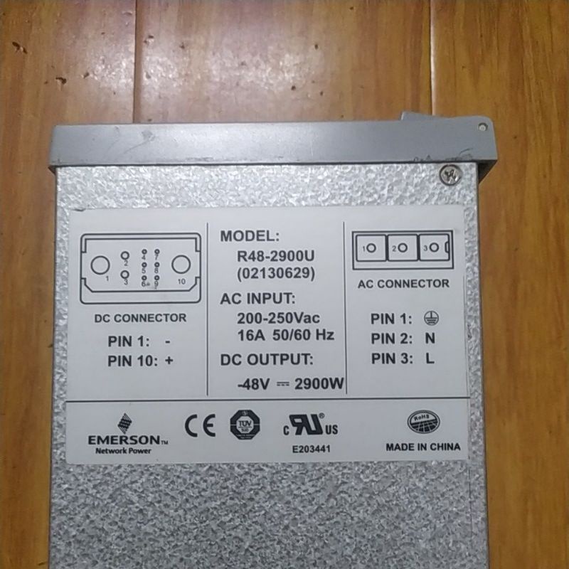 Nguồn viễn thông EMERSON R48-2900 48V-2900W. Nguồn out thực tế 53.5V.