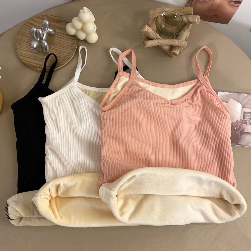 Áo Hai Dây Dáng Ôm Thời Trang Thu Đông Cho Nữ