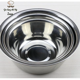 Thau inox đủ size 12cm,14cm,18 cm hàng dày, đẹp, sáng