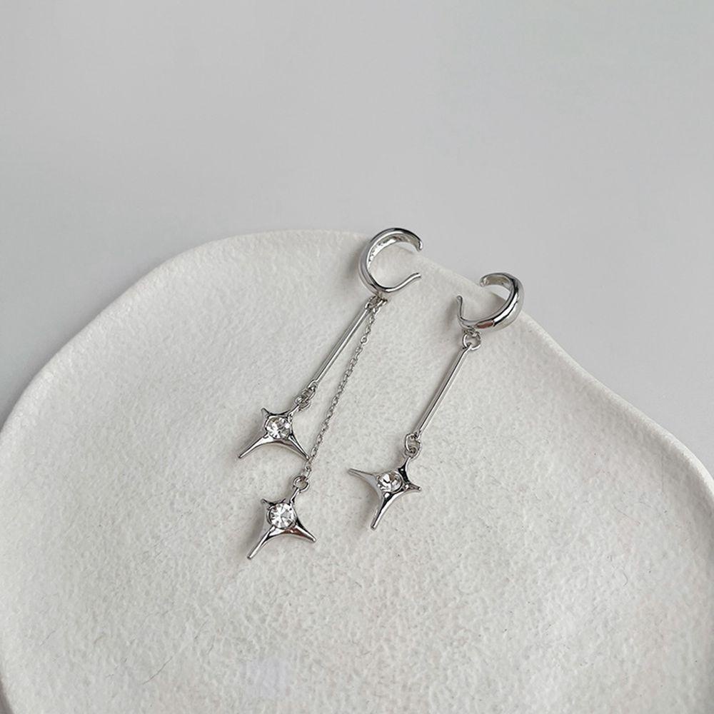 Khuyên Tai Tua Rua Không Xỏ Lỗ VANES1 Thời Trang Cá Tính Cho Nữ