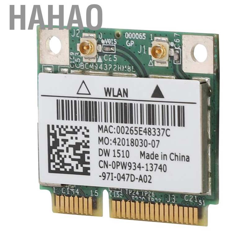 [Seller Recommend] Card mạng Wifi Dw1510 Bcm94322Hm8 Dual Band 5g Pci-E không dây chất lượng cao cho Dell E4200 E5500 | BigBuy360 - bigbuy360.vn
