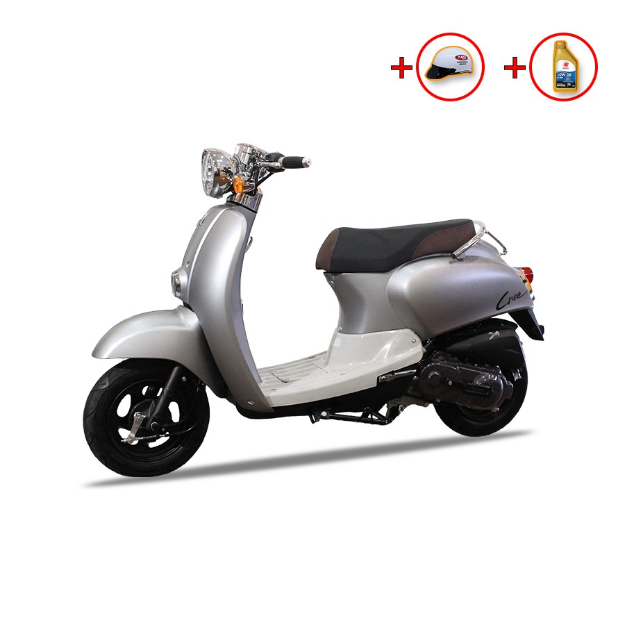 Xe máy tay ga TAYA CREA 50cc (màu bạc)