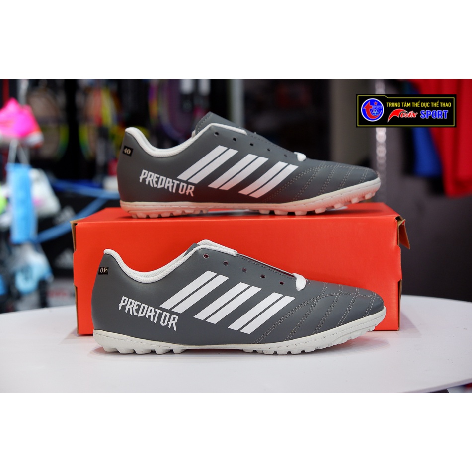 Giày đá bóng Predartor đế su - xám đen(size39-43)