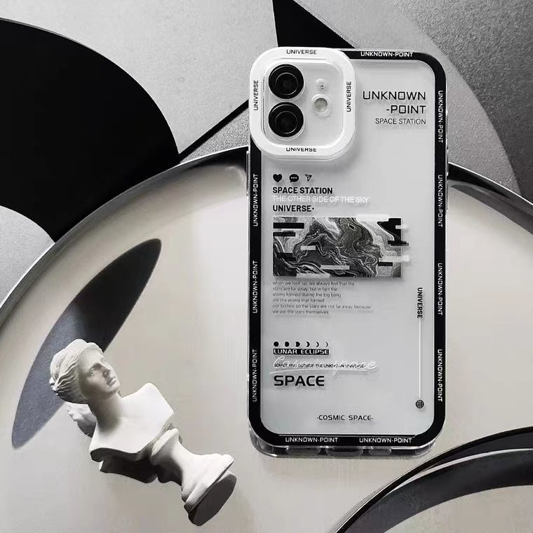 Ốp Điện Thoại Mềm Màu Đen Thời Trang Cho IPhone 14 13 12 Pro max11 Pro MAX / 6S / 7 / 8 Plus / XR