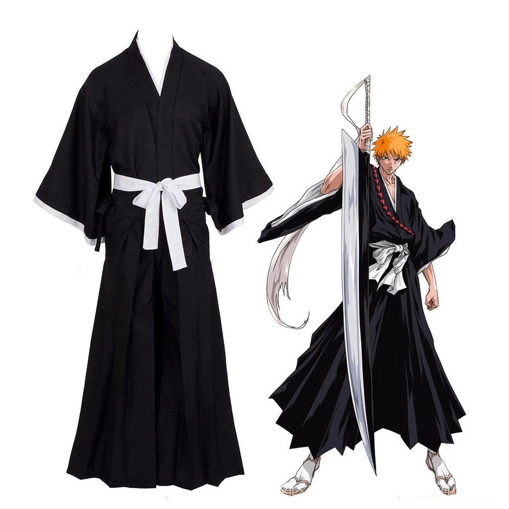 Trang Phục kimono Truyền Thống Nhật Bản Bleach Kurosaki Ichigo Cho Nam