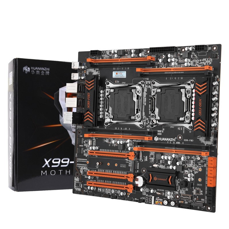 MAINBOARD BO MẠCH CHỦ HUANANZHI X99 F8D RAM 4 DUAL XEON