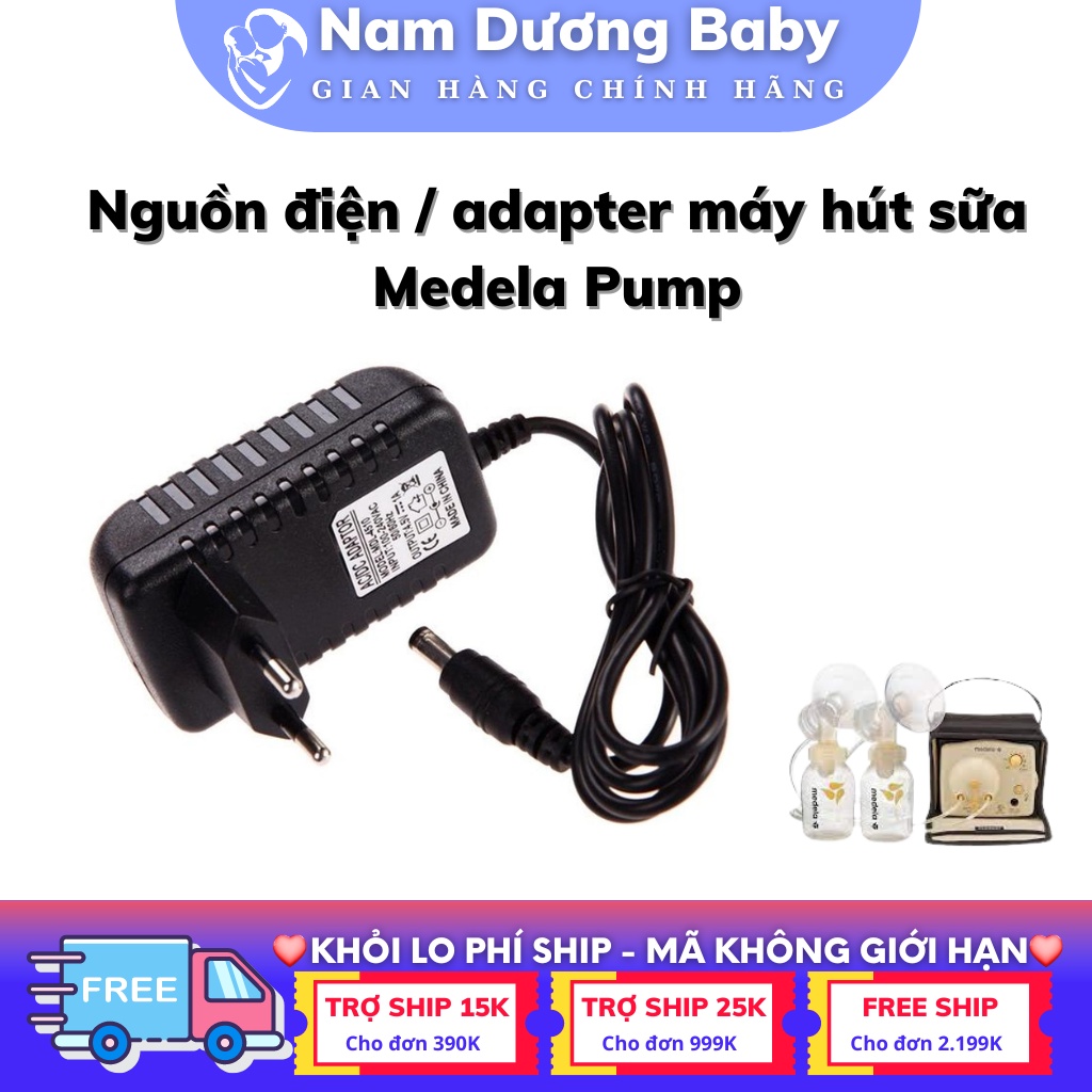 Nguồn điện/Adapter 220V dùng cho máy hút sữa Pump