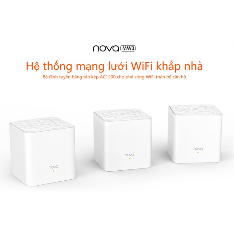 kích wifi tenda NOVA MW3 quốc tế