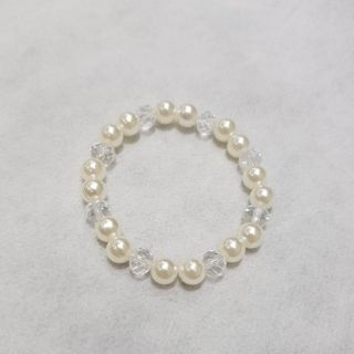 Vòng tay hạt tròn trắng ngà