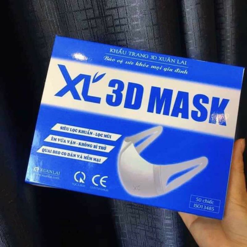 Khẩu Trang 3D Mask Xuân Lan hộp 50 cái | BigBuy360 - bigbuy360.vn