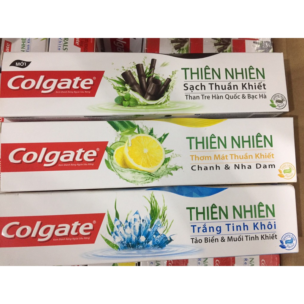 COLGATE Kem Đánh Răng Colgate Thiên Nhiên ĐỦ LOẠI
