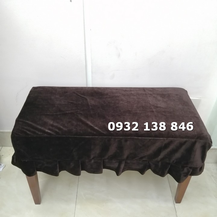 Khăn phủ ghế đàn Piano vải nhung phủ ghế đơn