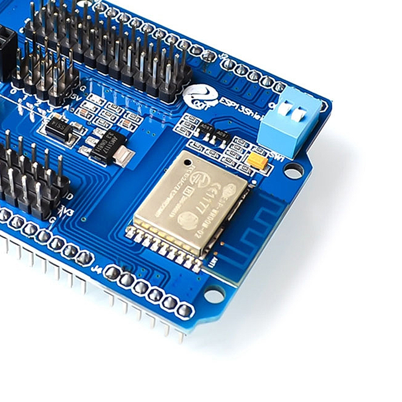 【Ready Stock】 ESP8266 Web Sever Serial WiFi Shield Board Module With ESP-wroom-02 For Arduino UNO R3 2560 【queen2019】