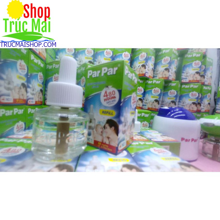 Tinh dầu đuổi muỗi Parpar chính hãng Cho các loại máy đuổi côn trùng