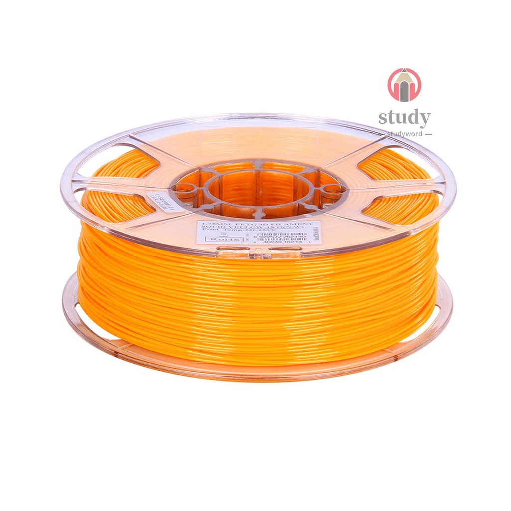 Sợi nguyên liệu PETG 1.75mm độ chính xác +/- 0.05mm 1kg(2.2lb) màu xanh lục cho máy in 3D eSUN Study&W