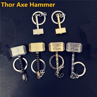 Phim Siêu Anh Hùng Thor Axe Hammer Series Móc Khóa Thor Stormbreaker Dây handmade