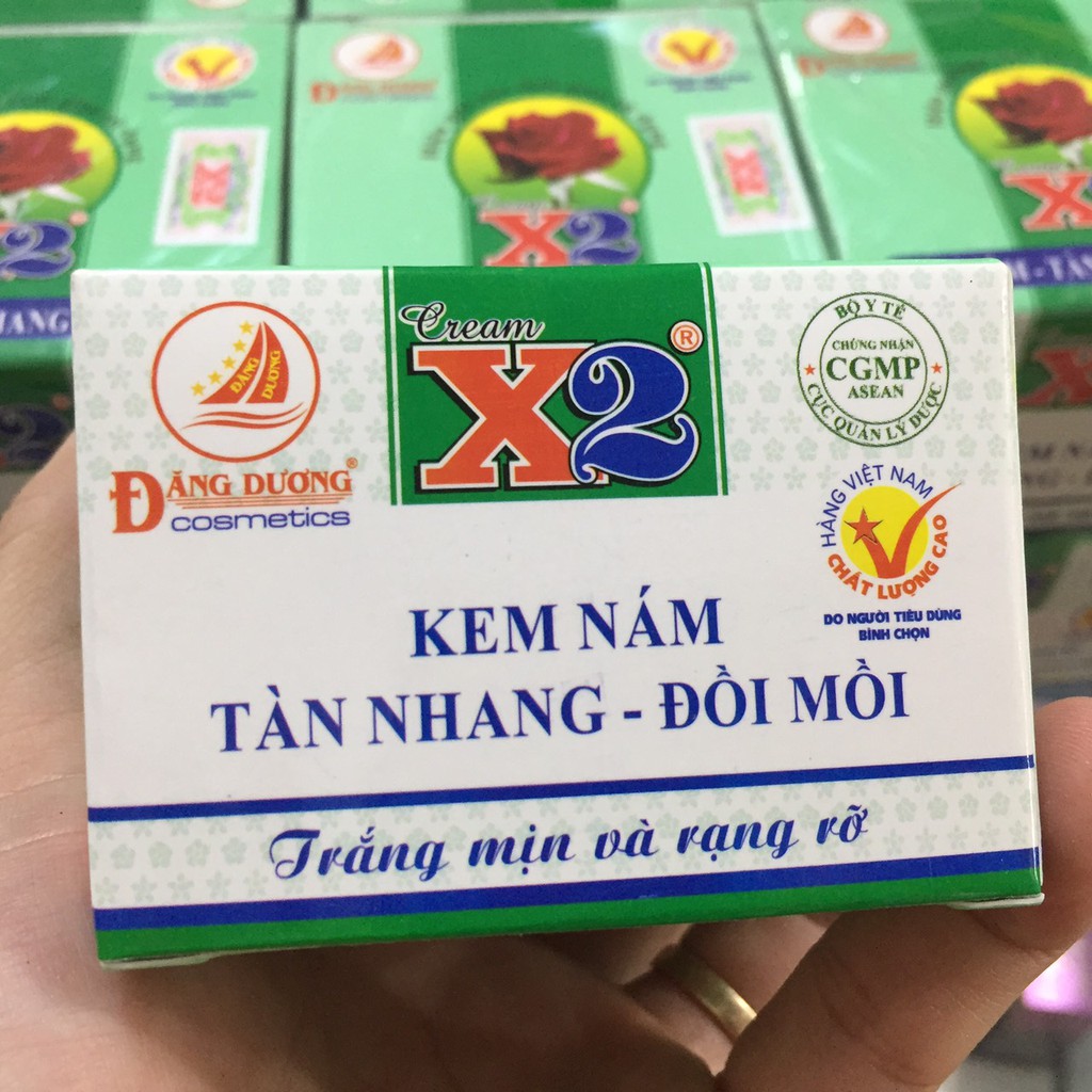 Kem X2 nám sạm tàn nhang giá bao bì 96k