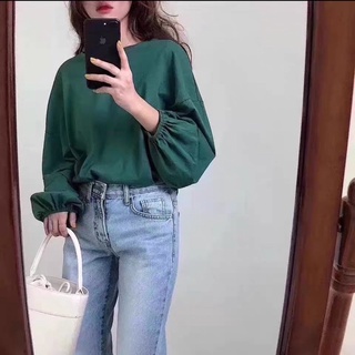 [ BEST SELLER ] Áo Tay Dài Bo Phồng dễ thương, form rộng