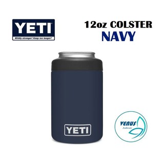 Bình giữ nhiệt YETI 12oz Colster Navy (354 ml) - Can Insulator - Stainless Steel (Thép không gỉ cao cấp) - Bill Mĩ