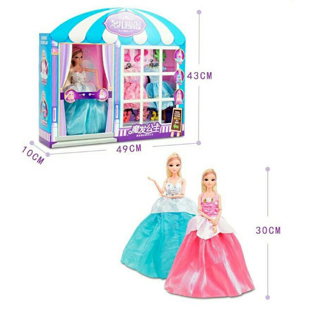 Johnifashion Búp bê barbie Ngôi nhà thần tiên của Alice