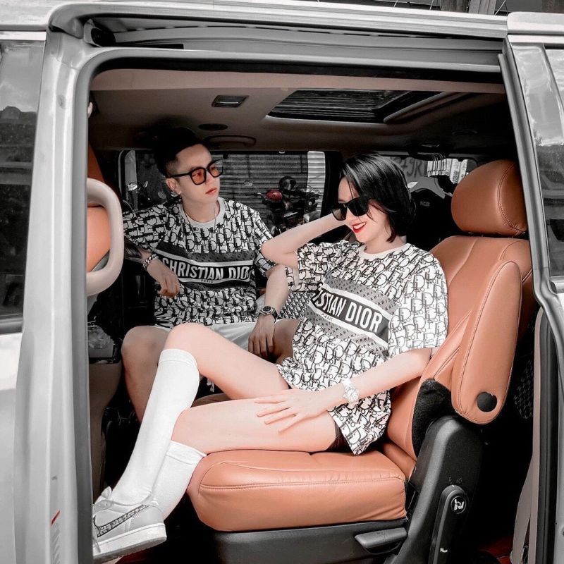 Áo thun cotton tay lỡ unisex -  - ÁO CHRISTMAS DIO IN FULL - - mẫu hot 2022