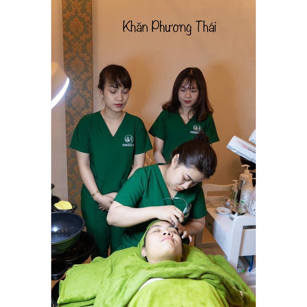 Đồng phục spa màu xanh chất đẹp, may sẵn, đủ size | BigBuy360 - bigbuy360.vn