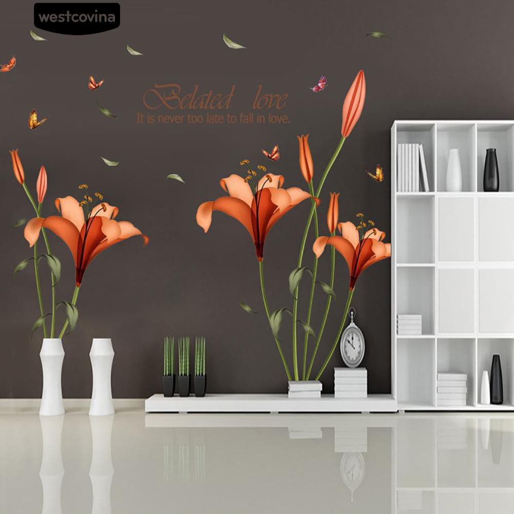 Miếng dán hình bươm bướm trang trí phòng khách