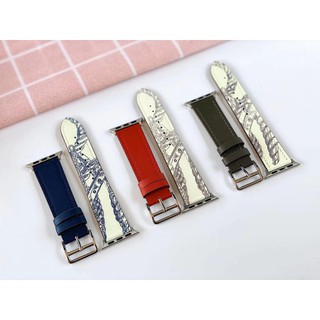 [SALE] DÂY DA HERMES DÀNH CHO đồng hồ thông minh 3 MÀU MỚI