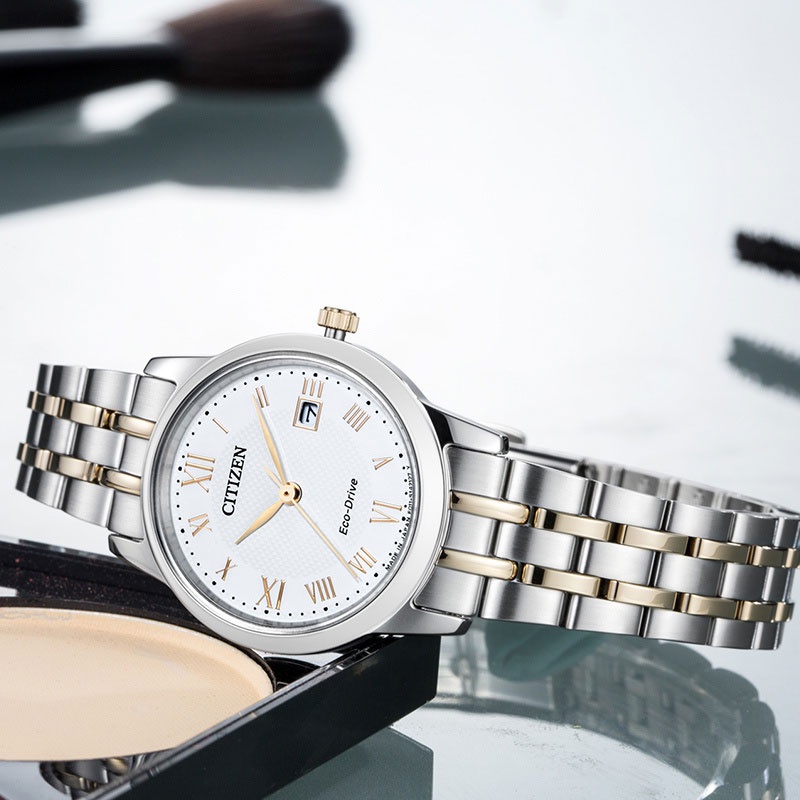 Đồng Hồ Nữ Citizen Dây Thép Không Gỉ EW2314-58A - Mặt Trắng (Sapphire)