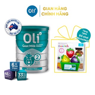 Sữa dê oli6® dairy goat follow-on formula số 2 800g