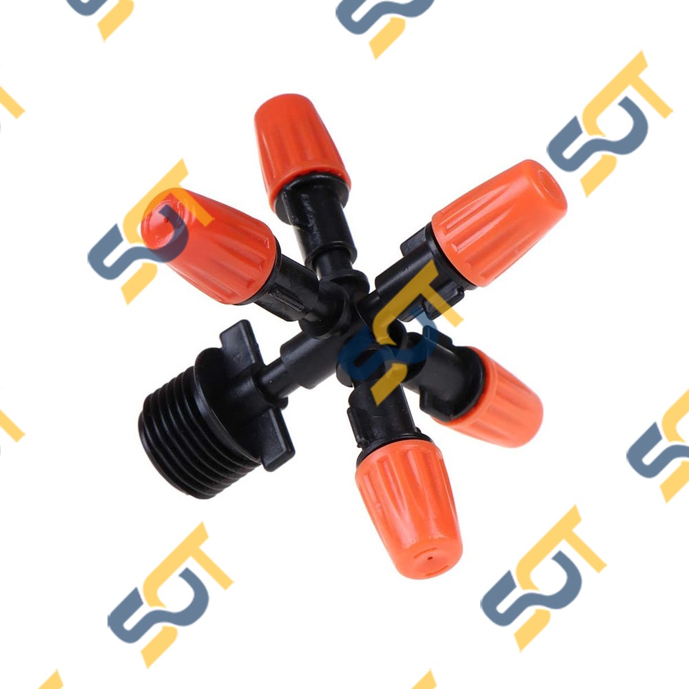 [PHUN SƯƠNG] Béc tưới phun nước dạng hơi sương dùng trực tiếp nước thủy cục cho tưới cây lan làm mát Chất liệu nhựa POM