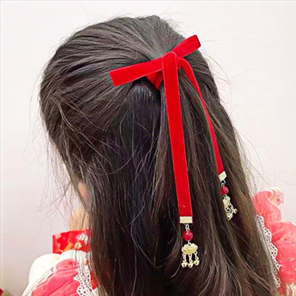 Dây Buộc Tóc Tết Bím Phong Cách Trung Hoa Cổ Điển Mừng Năm Mới