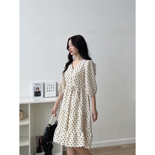 váy chấm bi baby doll