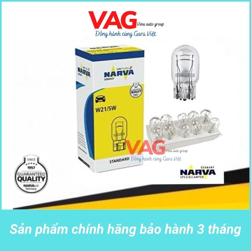 [Chính hãng] Bóng đèn phanh chân cắm W21/5W 12V chính hãng NARVA từ Đức (Giá 1 bóng)