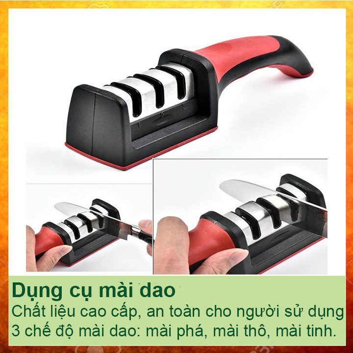 Dụng cụ mài dao kéo không gỉ cao cấp