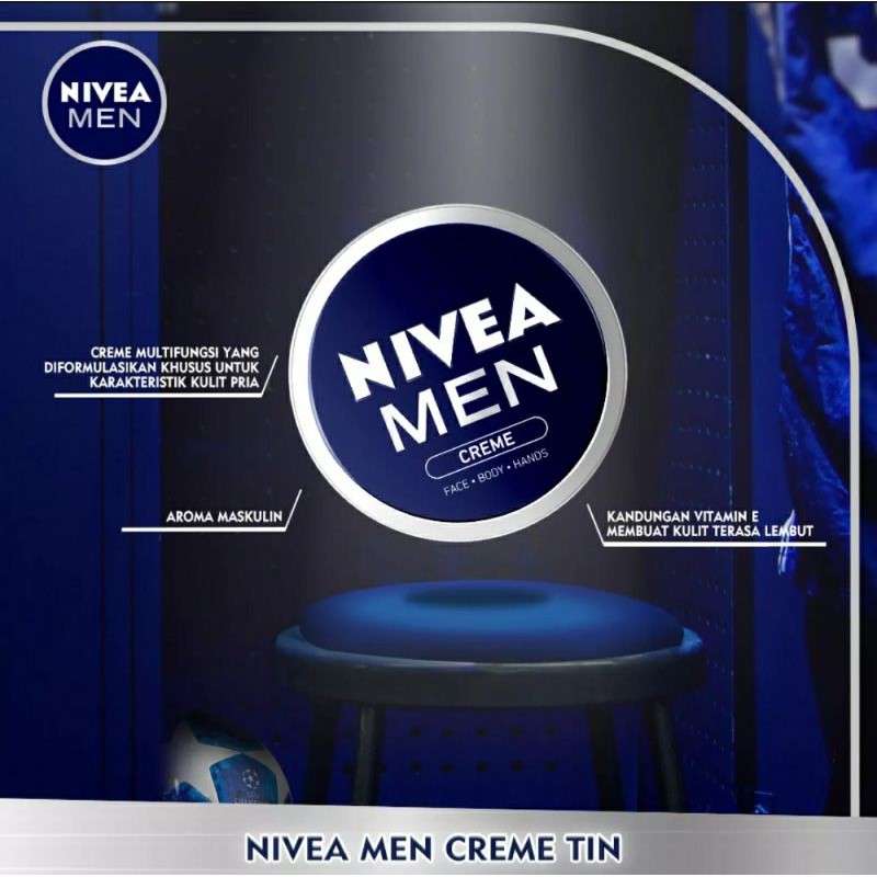 Nivea (hàng Mới Về) Kem Dưỡng Ẩm Nivea Men Creme Creme 75ml