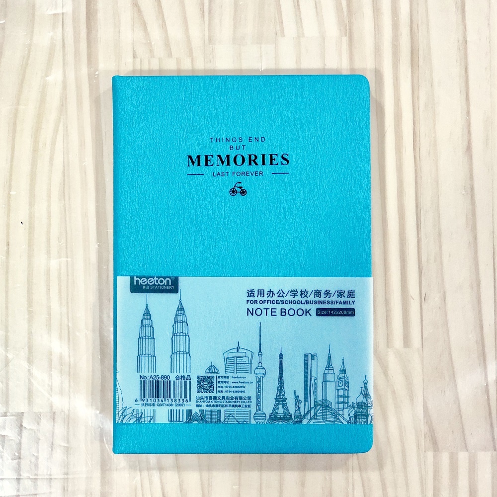 Sổ bìa da Heeton A25-890 khổ A5 (Kích thước: 142x208mm)